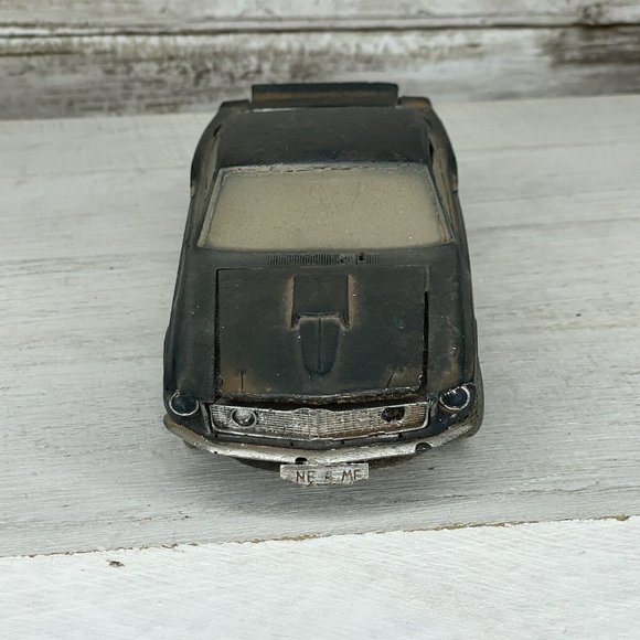Rare Popular Imports 1969 Ford Mustang Barn Find Resin Sculpture Gray 7” - Picture 5 of 7